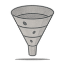 Leaky Funnel Icon